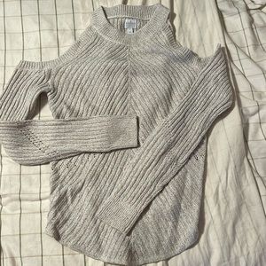 Sparkly cut out sweater